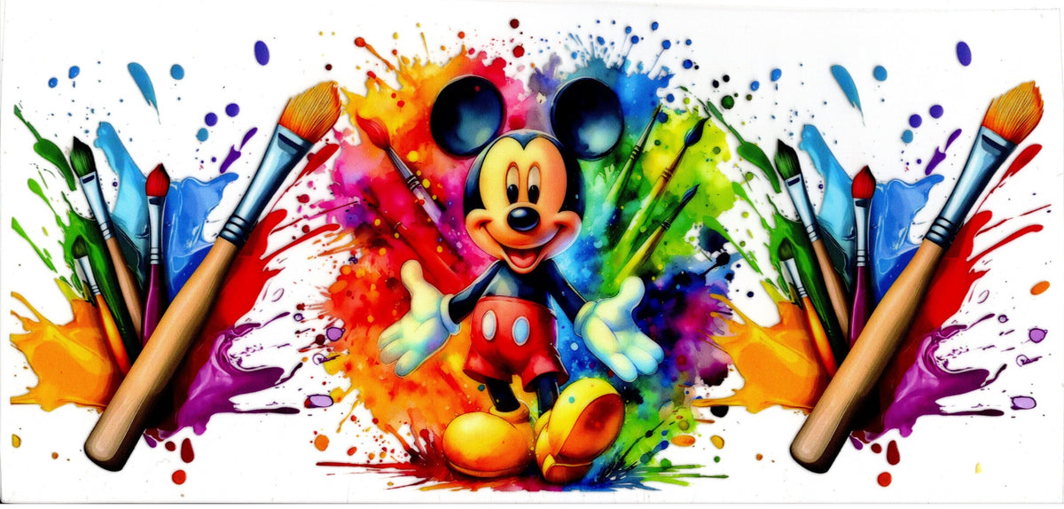 Mickey Mouse Paint Splash