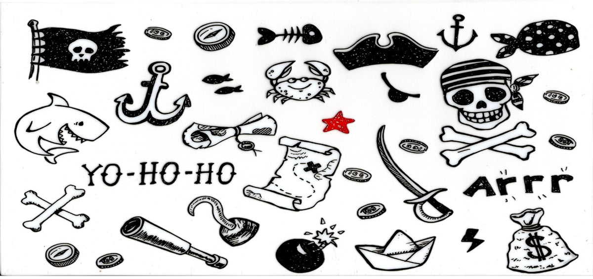 Pirate Things ~ Black and White