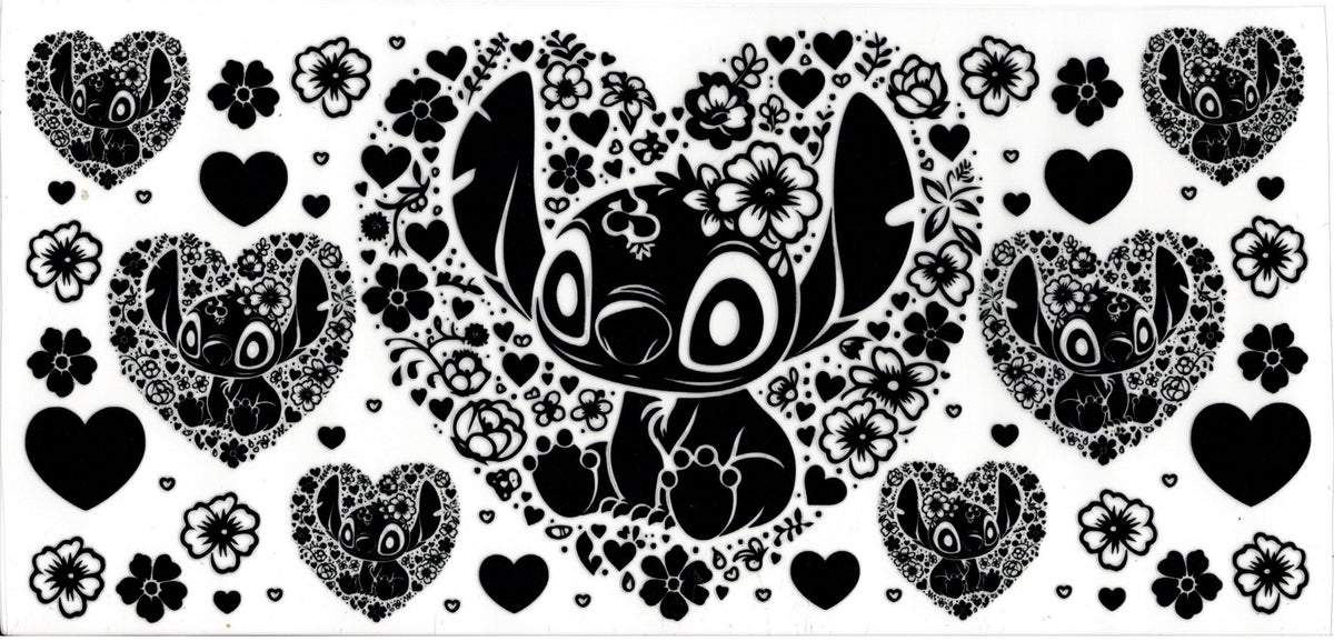 Black Lined Stitch