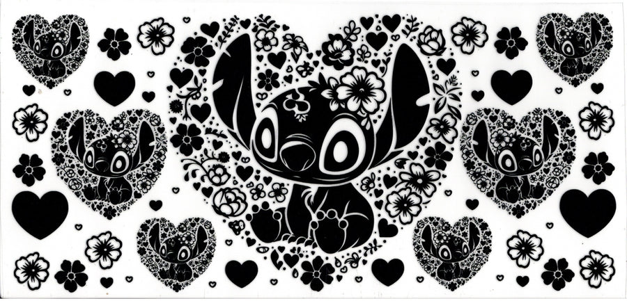 Black Lined Stitch