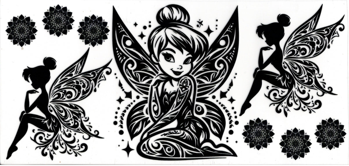 Black Lined Tinkerbell