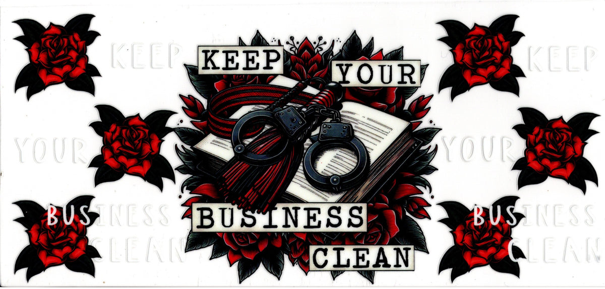 Keep Your Business Clean ~ Bookish
