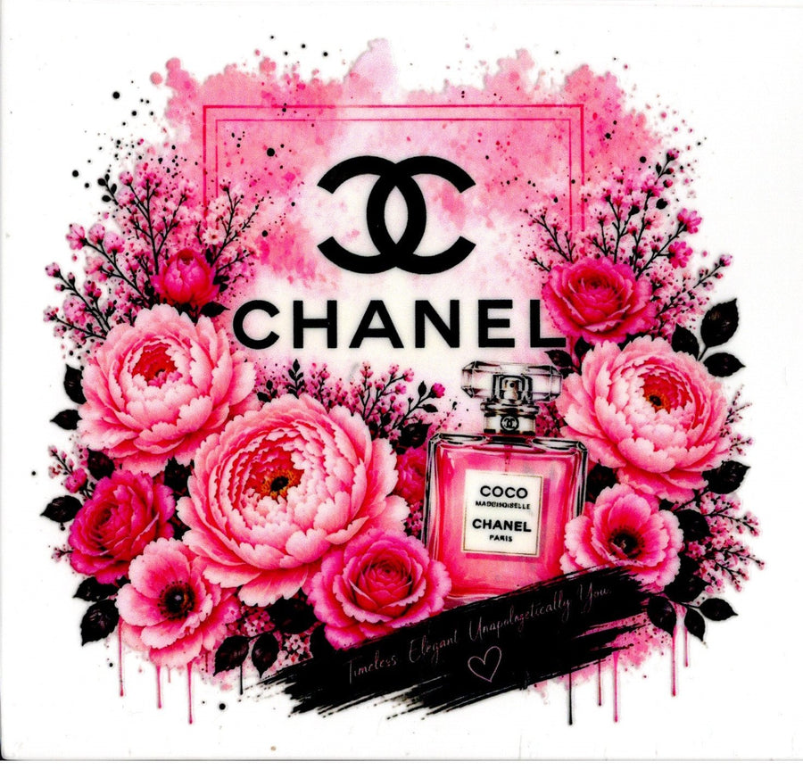 Chanel Perfume and Flowers ~ All Pink