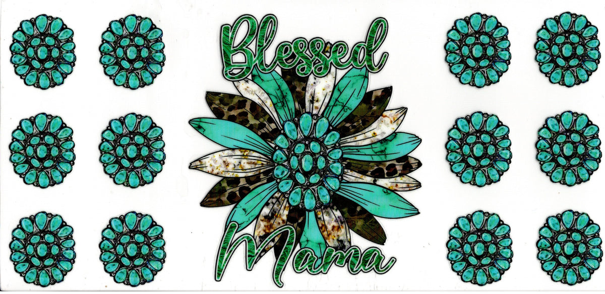 Blessed Momma in Turquoise