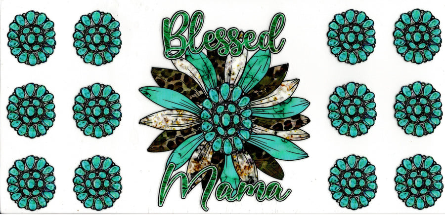 Blessed Momma in Turquoise