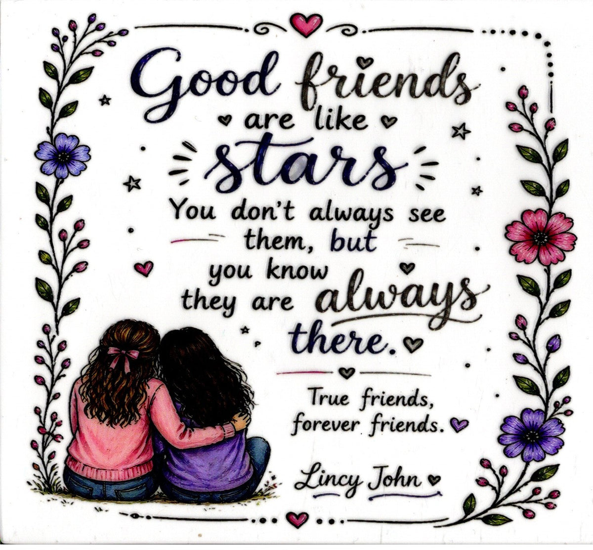 Good Friends Are Like Stars....