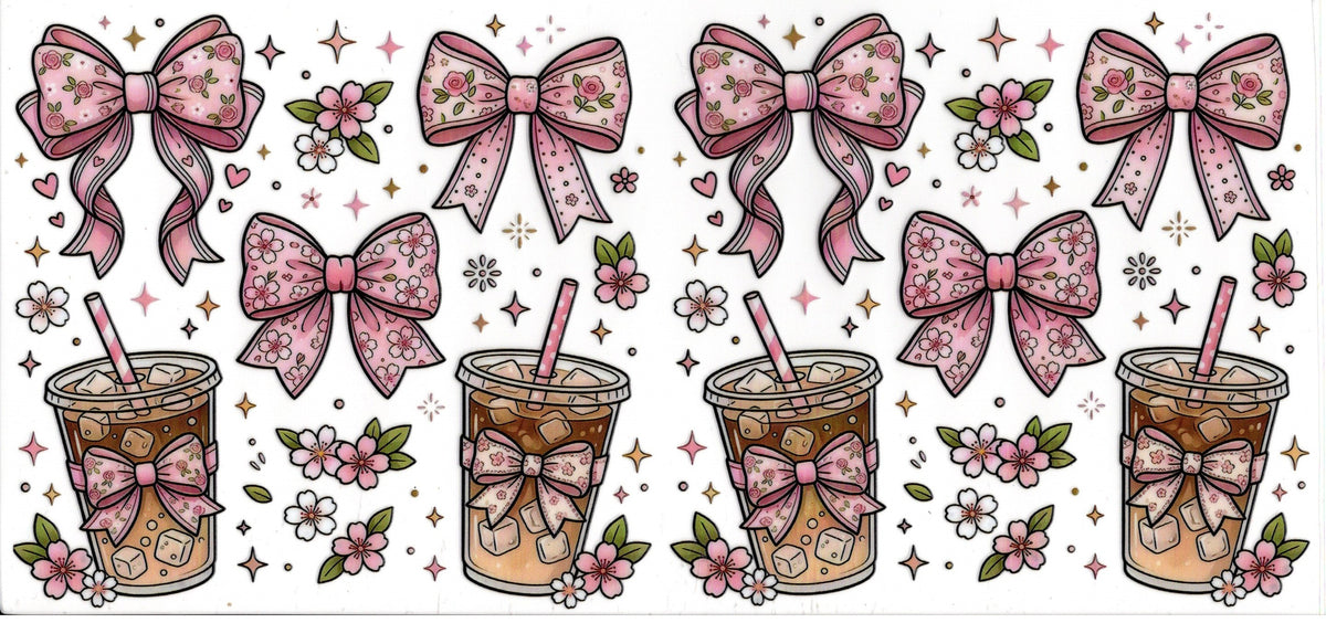 Iced Coffee Bows Flowers