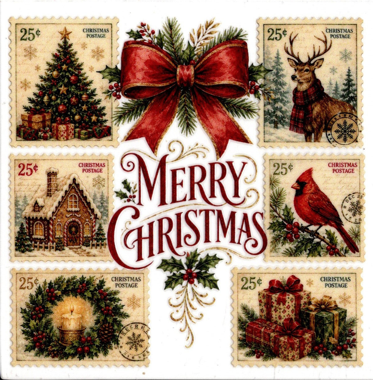Merry Christmas ~ Christmas Stamps
