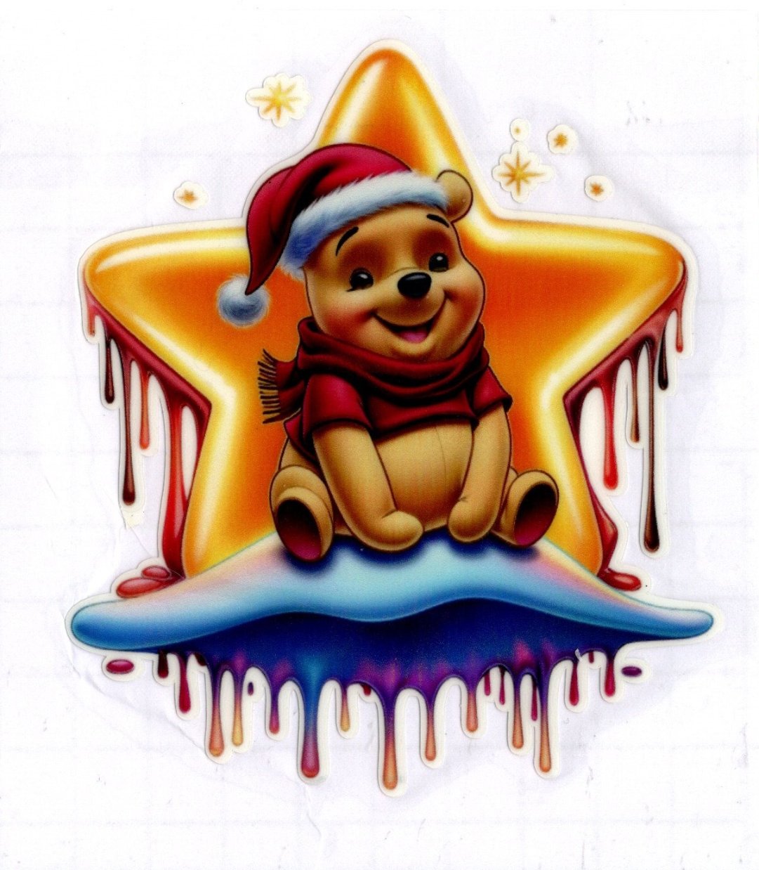 Christmas Pooh Star