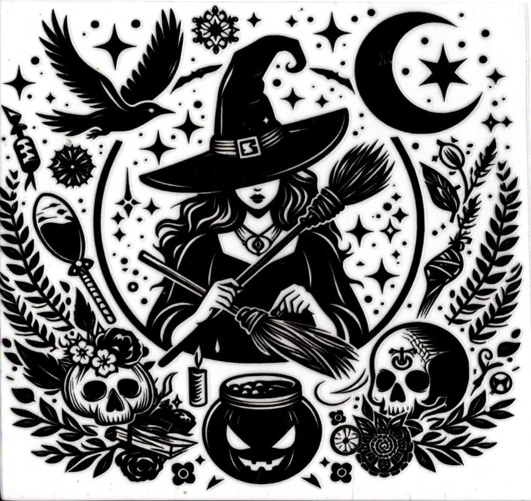 Witchy Skull Cauldron
