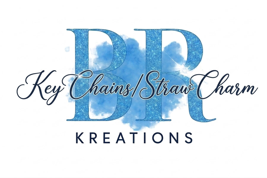 Key Chains + Straw Charms